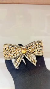 CRYTAL RHINESTONE BOW HA-06